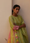 Pista Mithai Tissue Anarkali