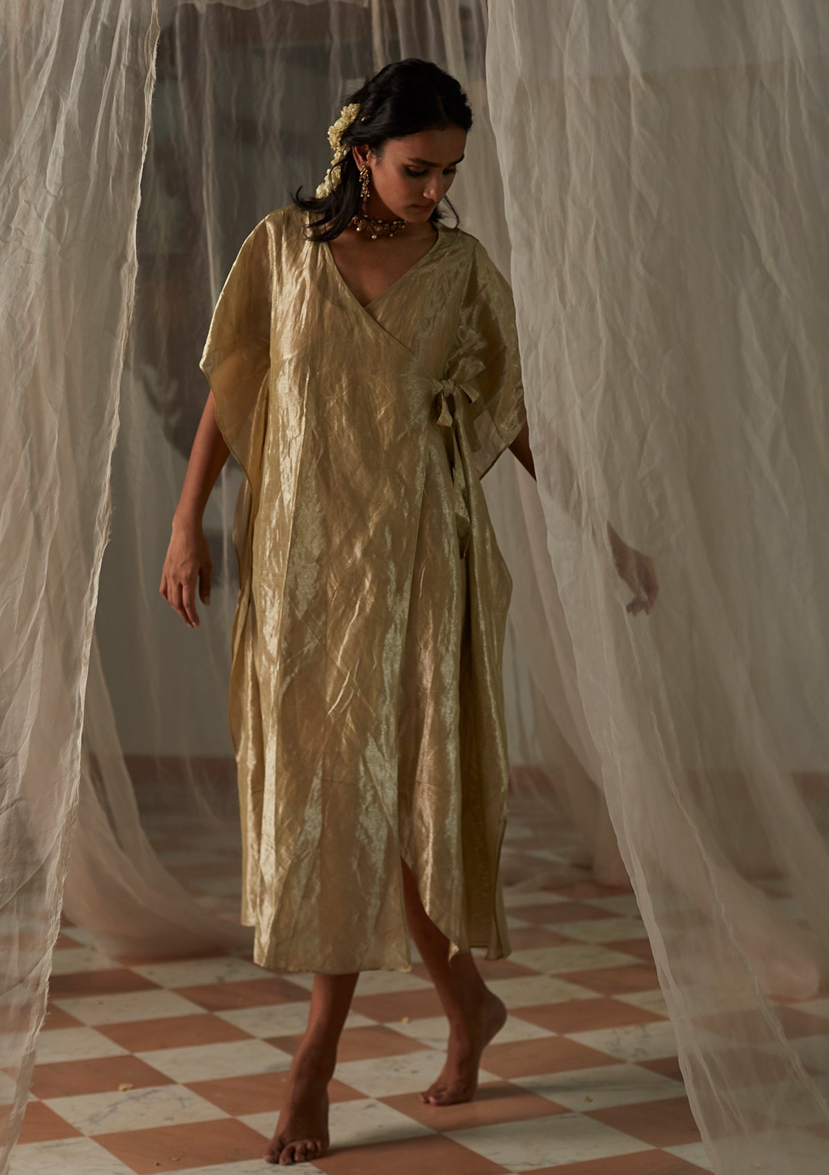 Tulsi Tie Kaftan