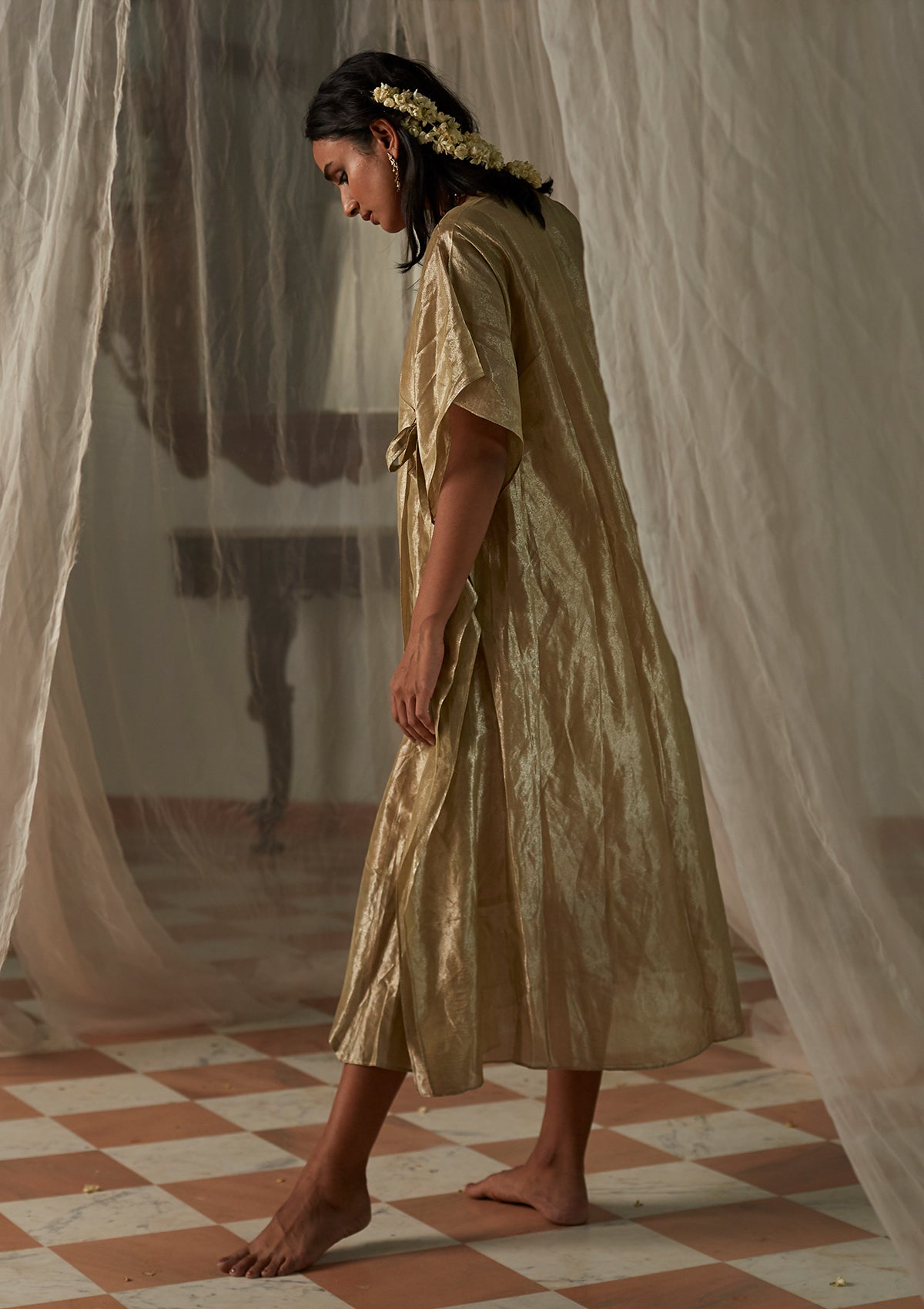 Tulsi Tie Kaftan