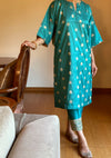Firoza Panel Kurta