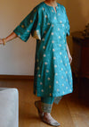 Firoza Panel Kurta
