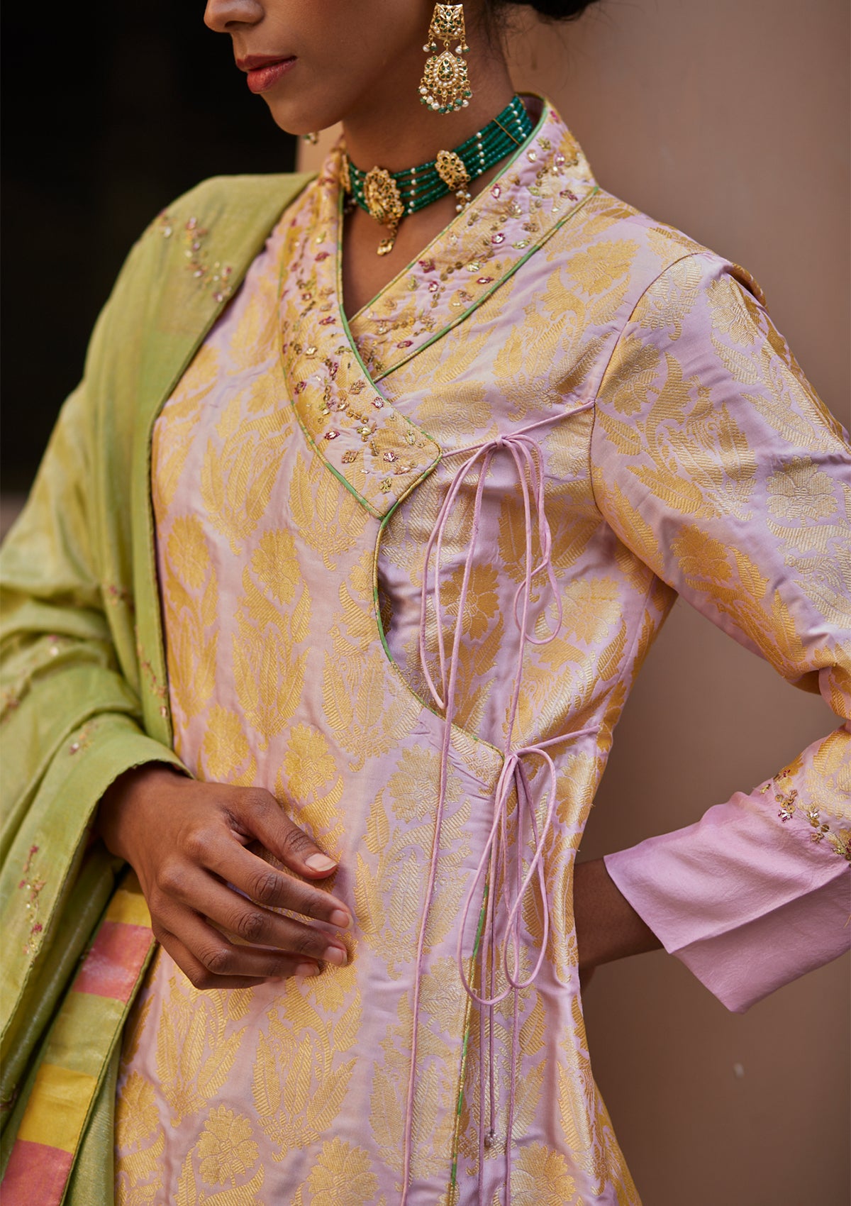 Gul Brocade Kurta