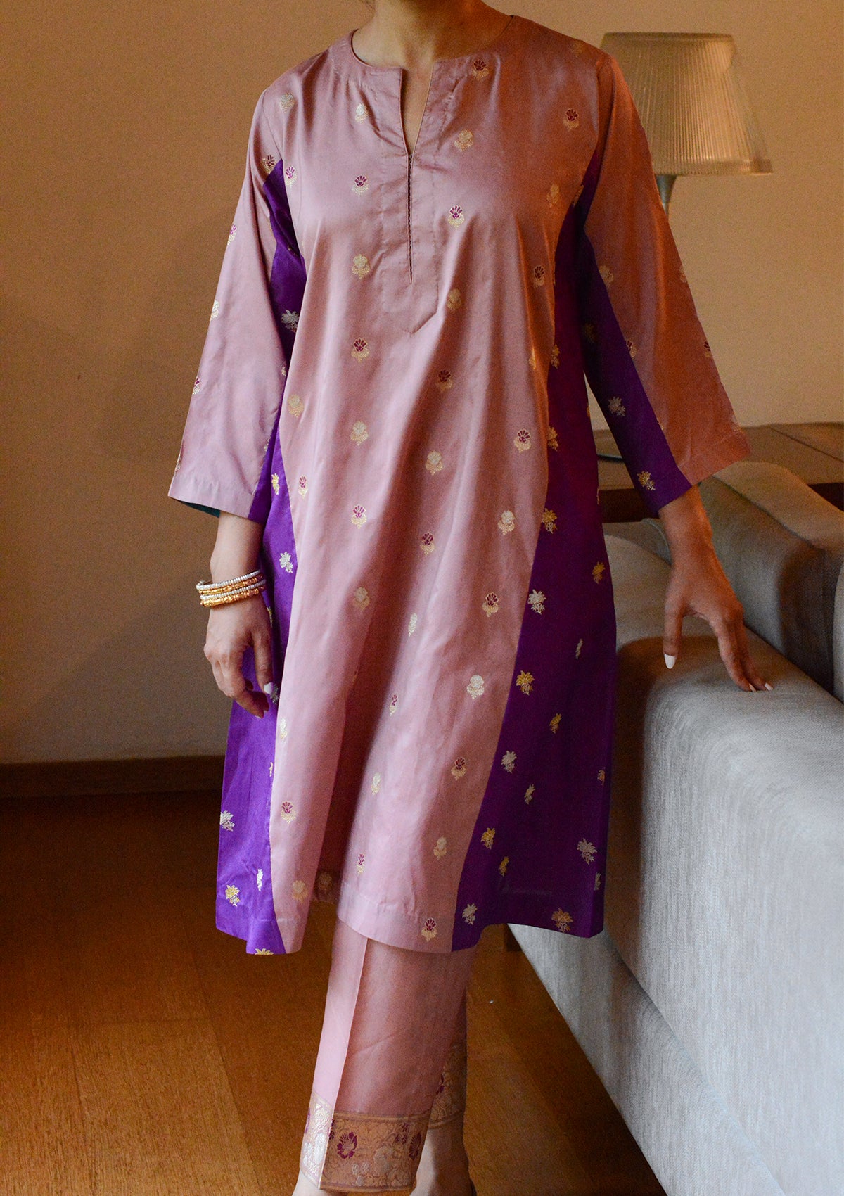 Gulaab Baingani Kurta