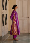 Jamuni Panelled Silk Kurta