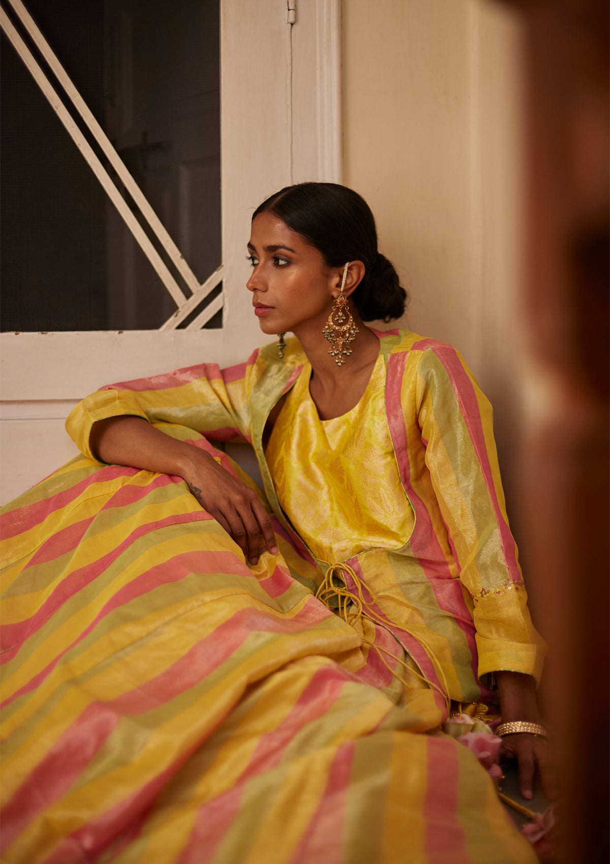 Mithai Tissue Lehenga