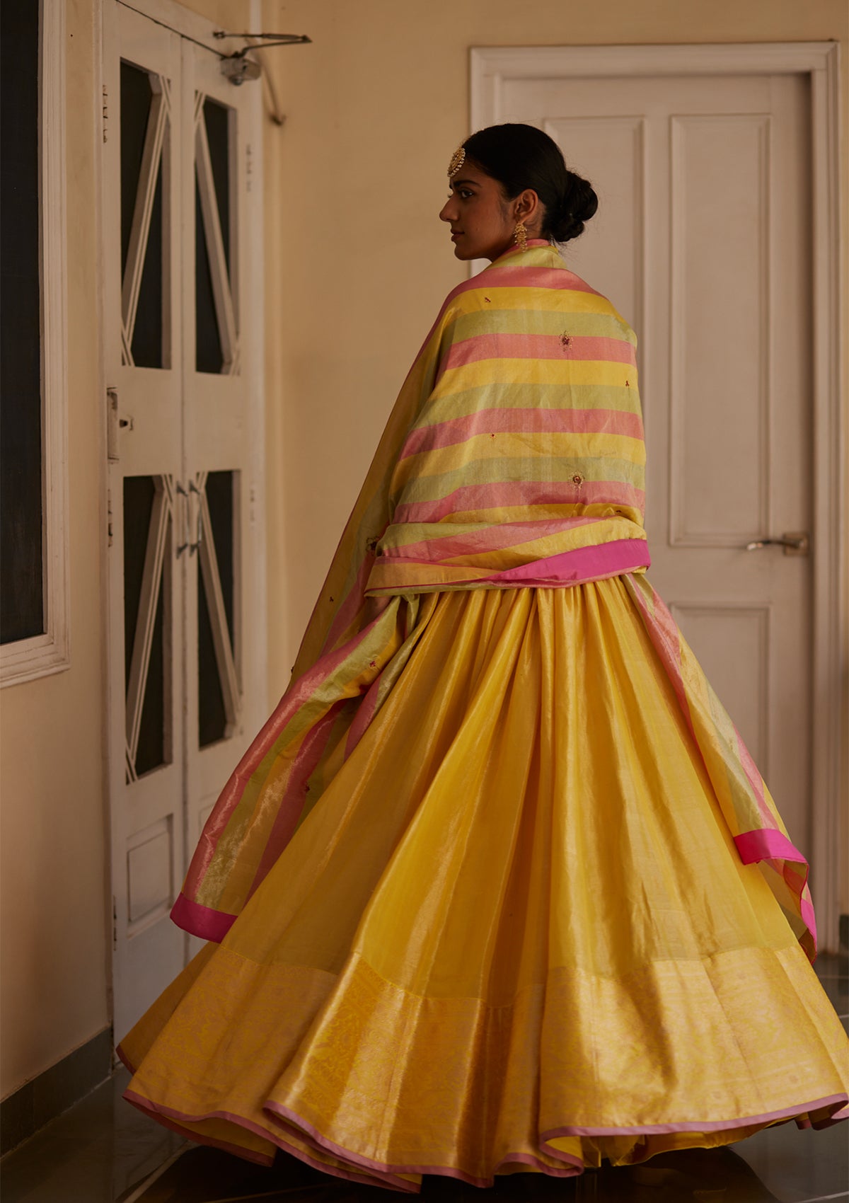Nargis Tissue Lehenga