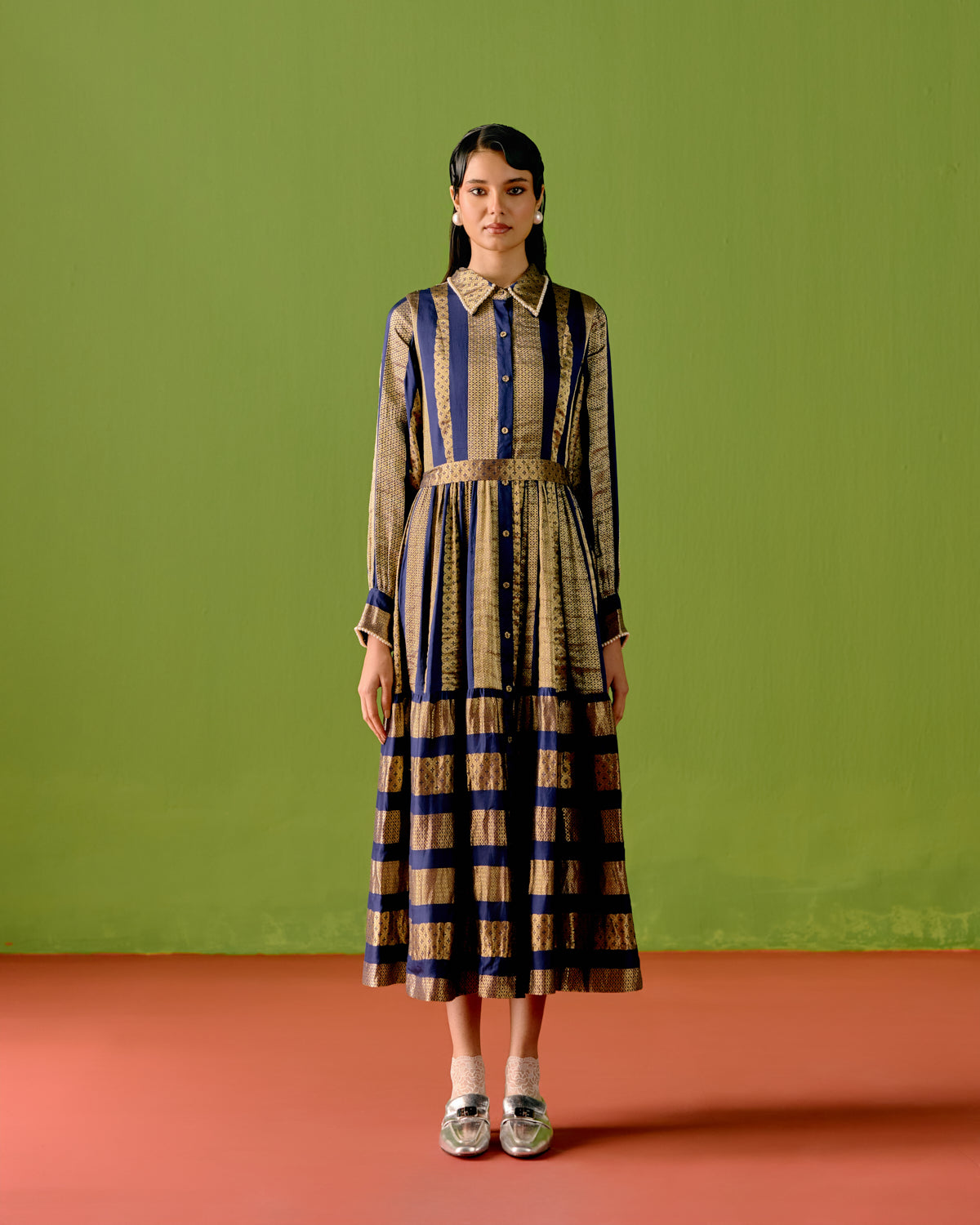 Midnight Blue Rhythm Dress