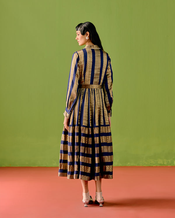 Midnight Blue Rhythm Dress