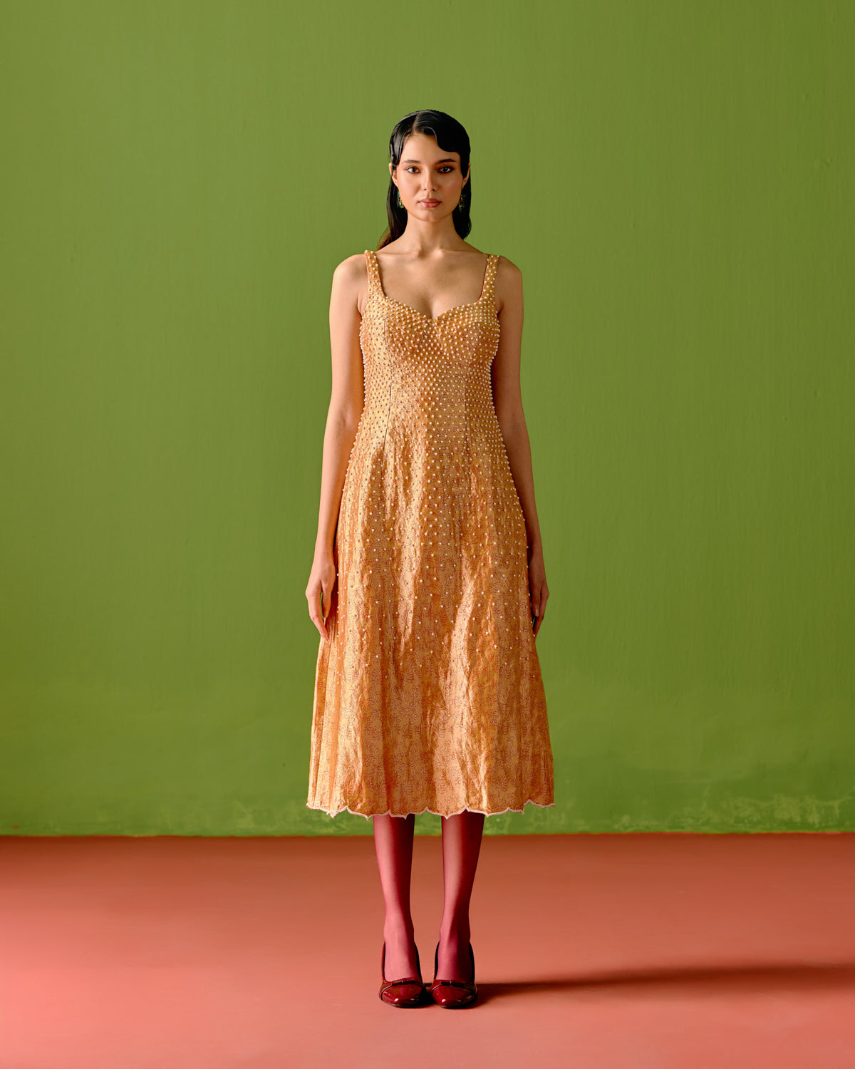 Tara Guilded Corset Dress