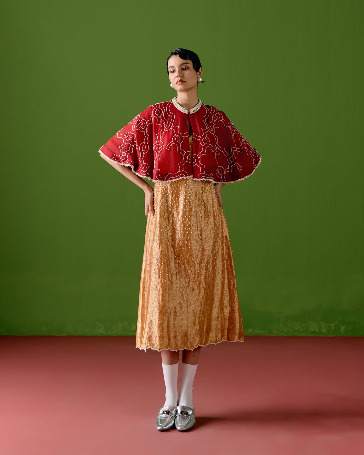 Jahanara's Scarlet Cape