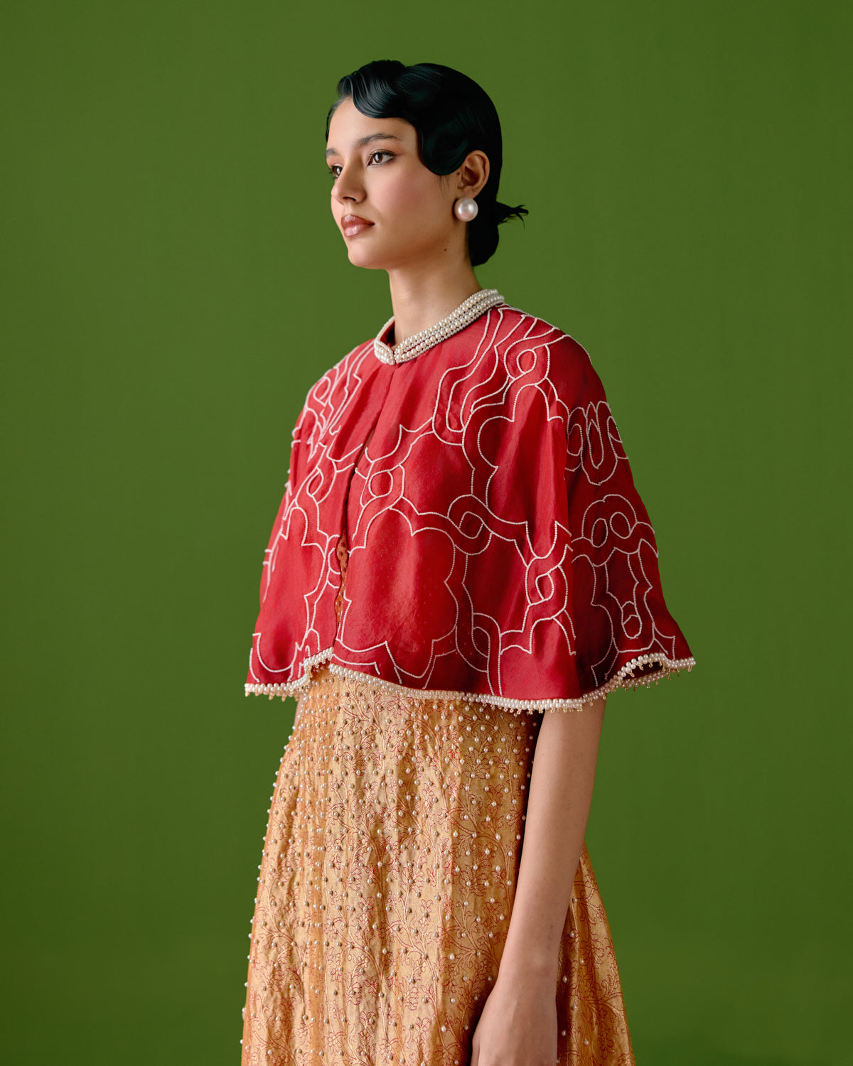 Jahanara's Scarlet Cape