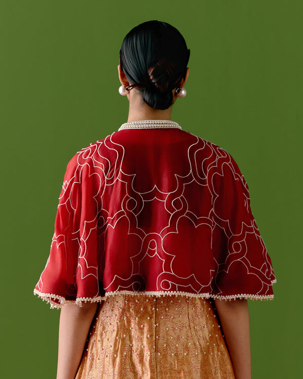 Jahanara's Scarlet Cape