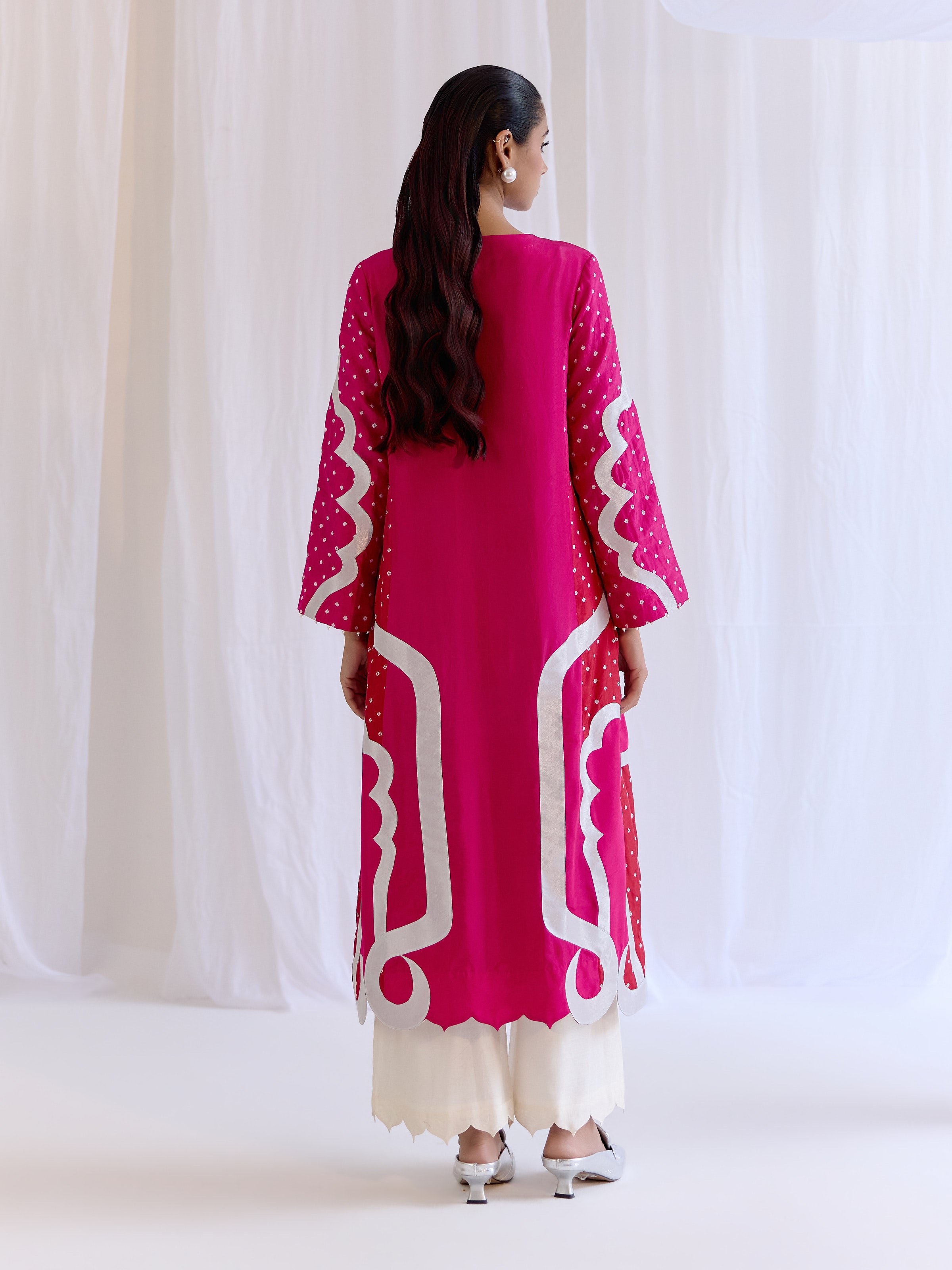 Rang-E-Mehrab Kurta with Ivory Pants