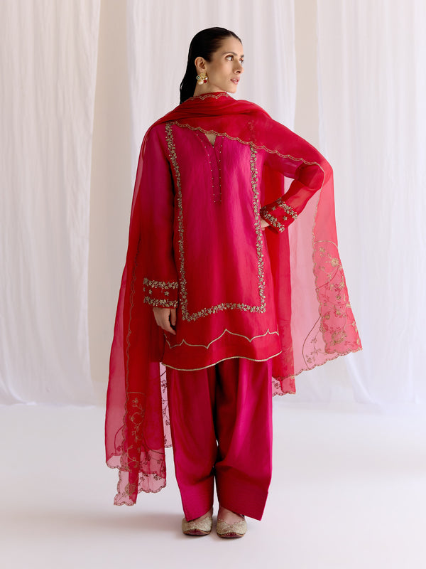 Gulab Rang Kurta Set