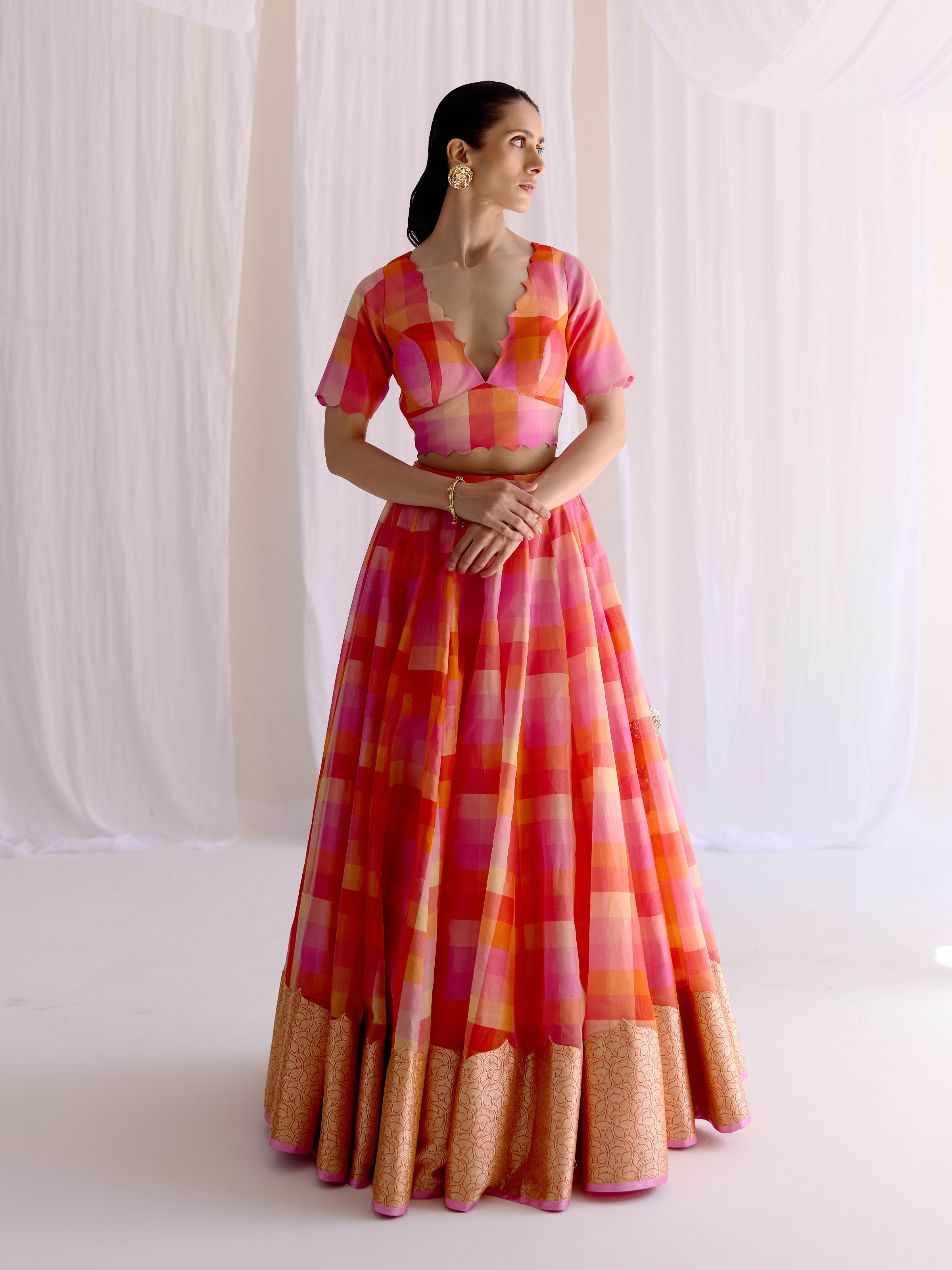 Gulmeher Pachranga Lehenga Set