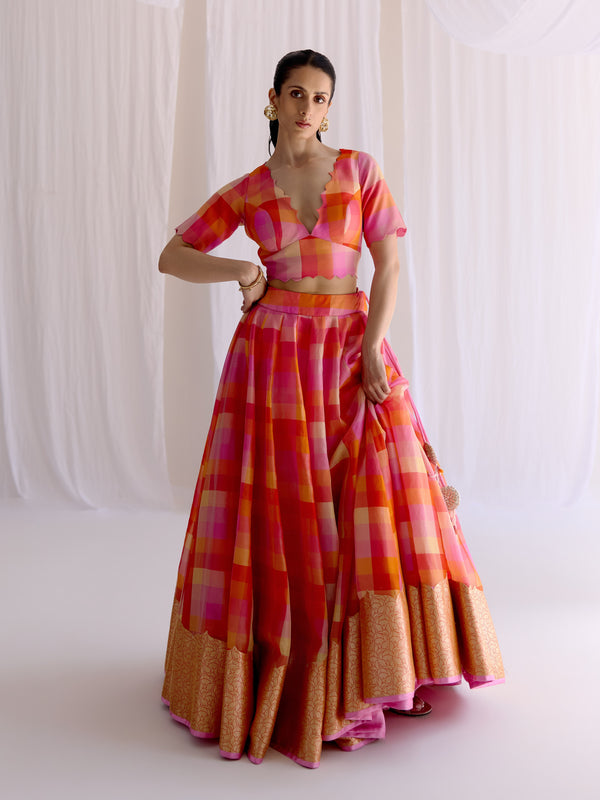 Gulmeher Pachranga Lehenga Set