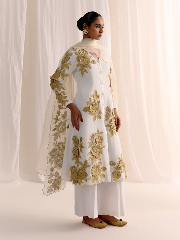 Noor Gulaab Kurta Set