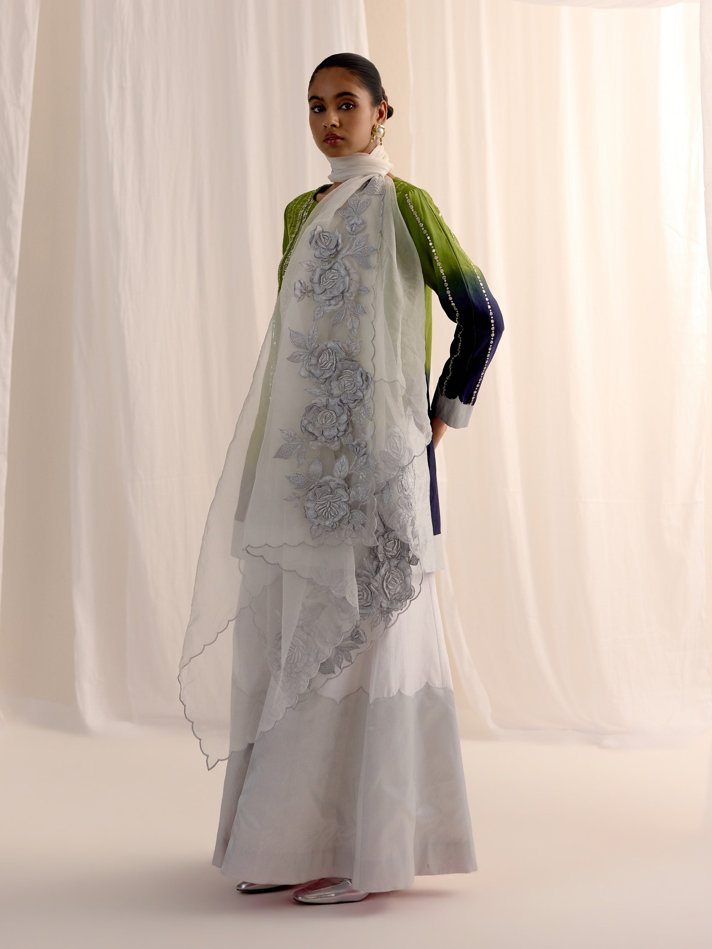 Neel Bagh Kurta with Sharara