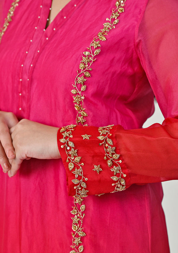 Gulab Rang Kurta Set