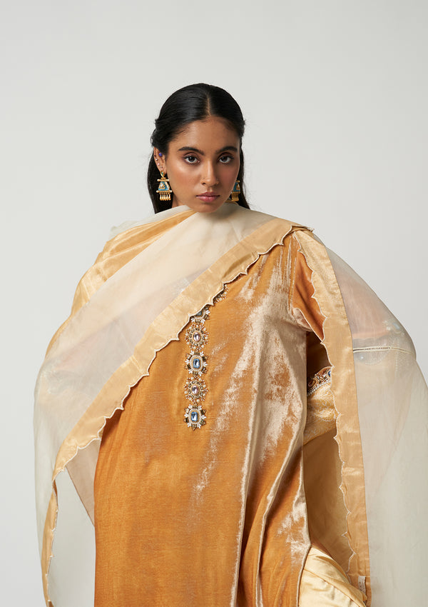 Arq Velvet Kurta Set