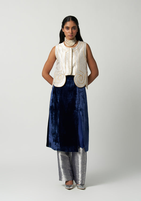Art Deco Chaand Kimkhwaab Jacket