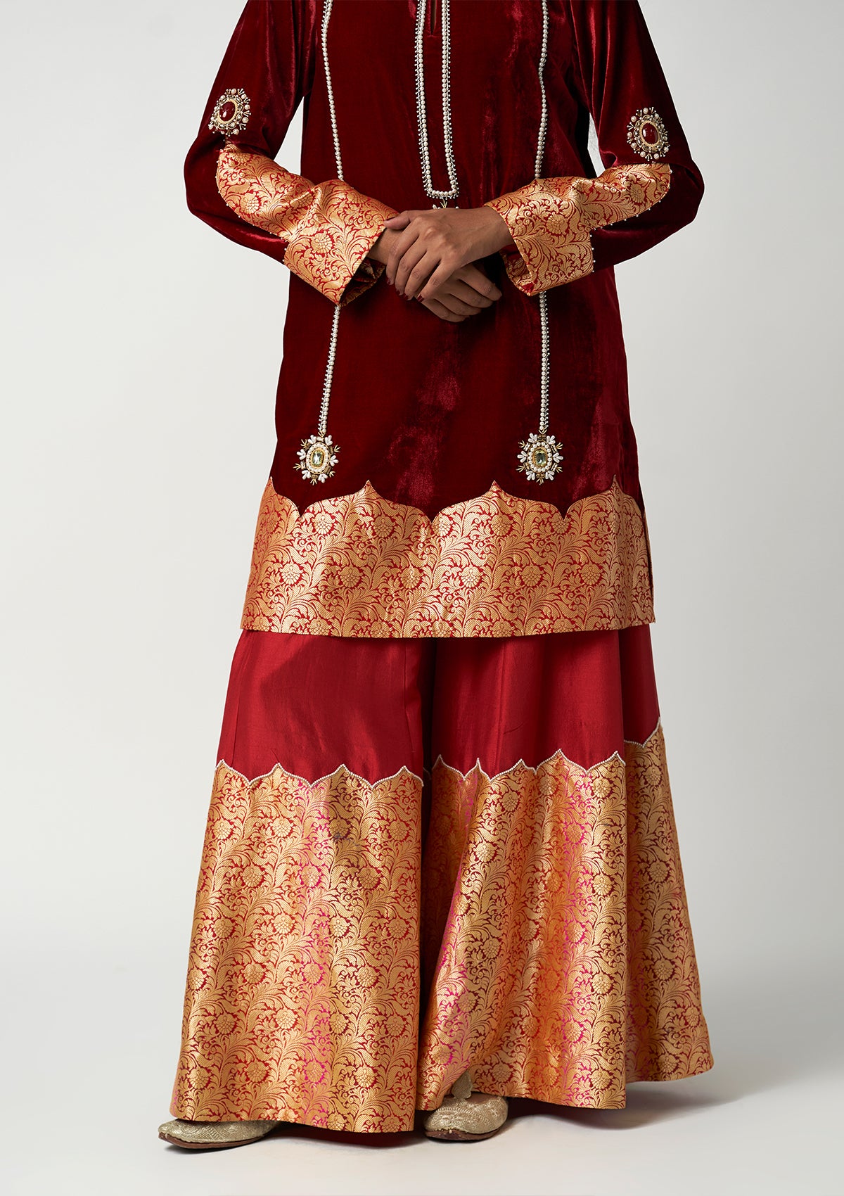 Ruby Amara Velvet Kurta