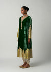 Panna Velvet Kurta Set