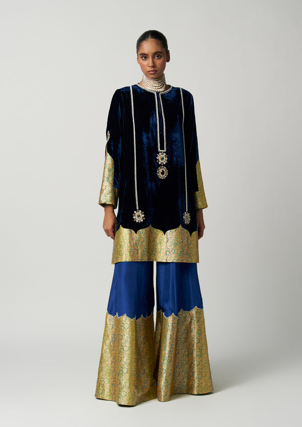 Sapphire Amara Velvet Kurta