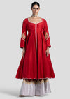 Surkh Sharara Set