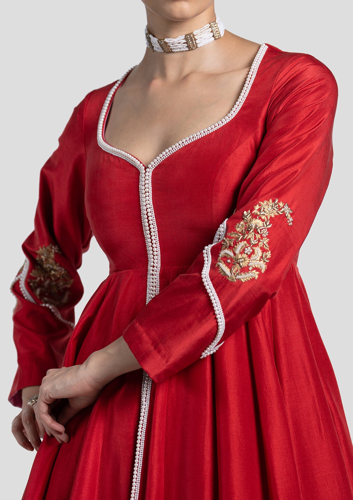 Surkh Sharara Set
