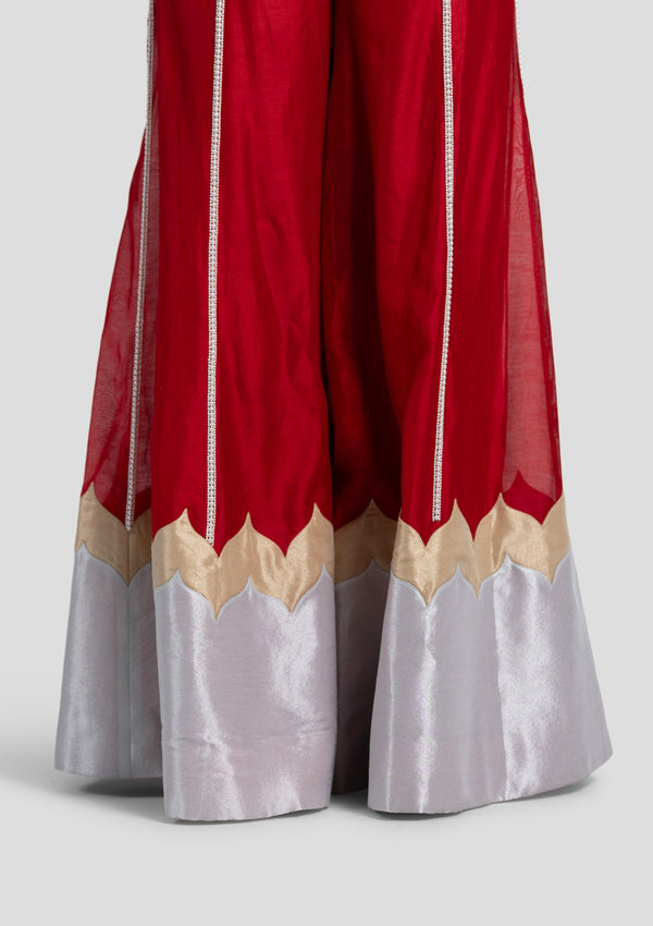 Surkh Sharara Set