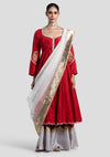 Surkh Sharara Set