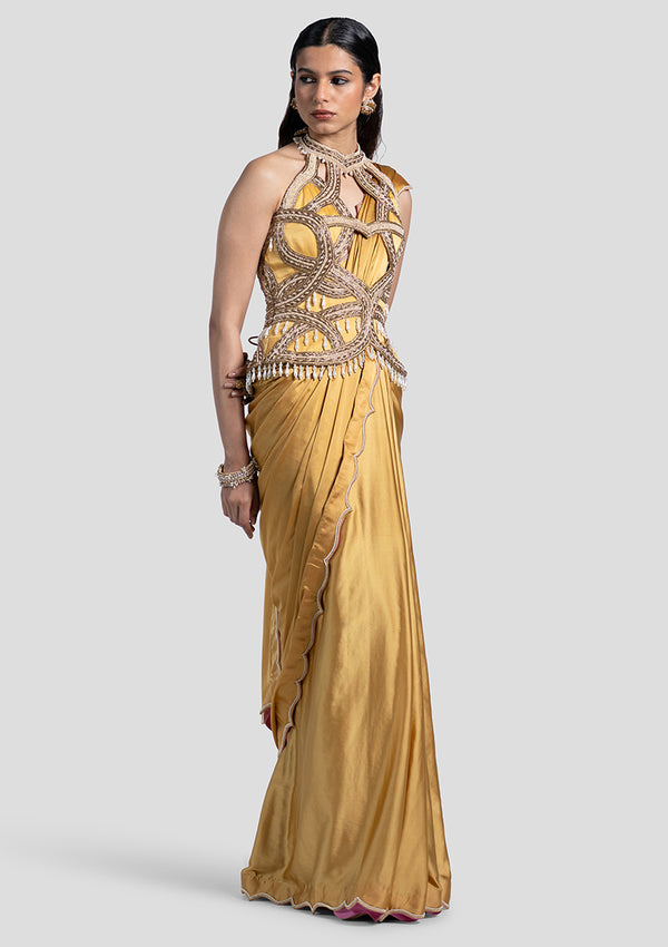 Meherjaan Corset with Saree