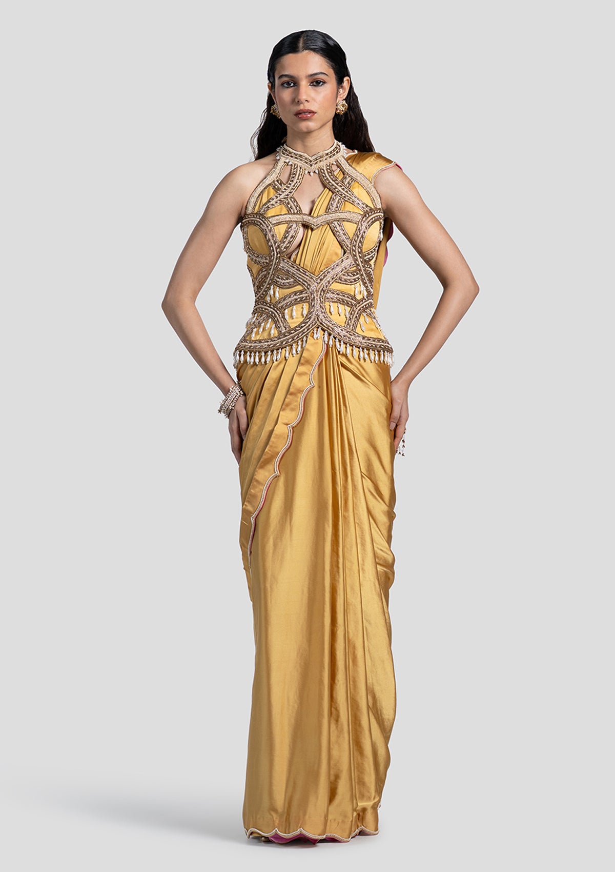 Meherjaan Corset with Saree