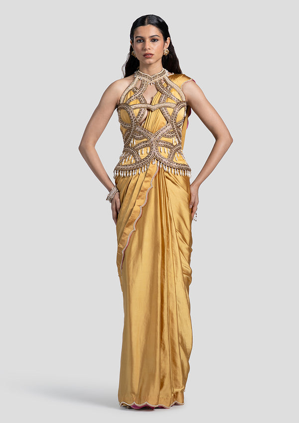 Meherjaan Corset with Saree