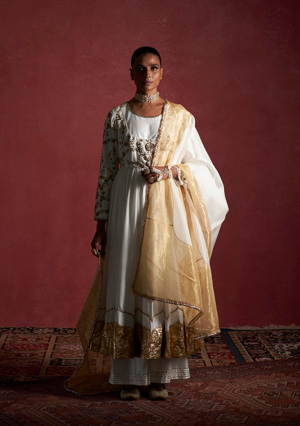 Gayatri Pearl Silk Anarkali