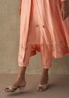 Rafat Coral Silk Kurta Set