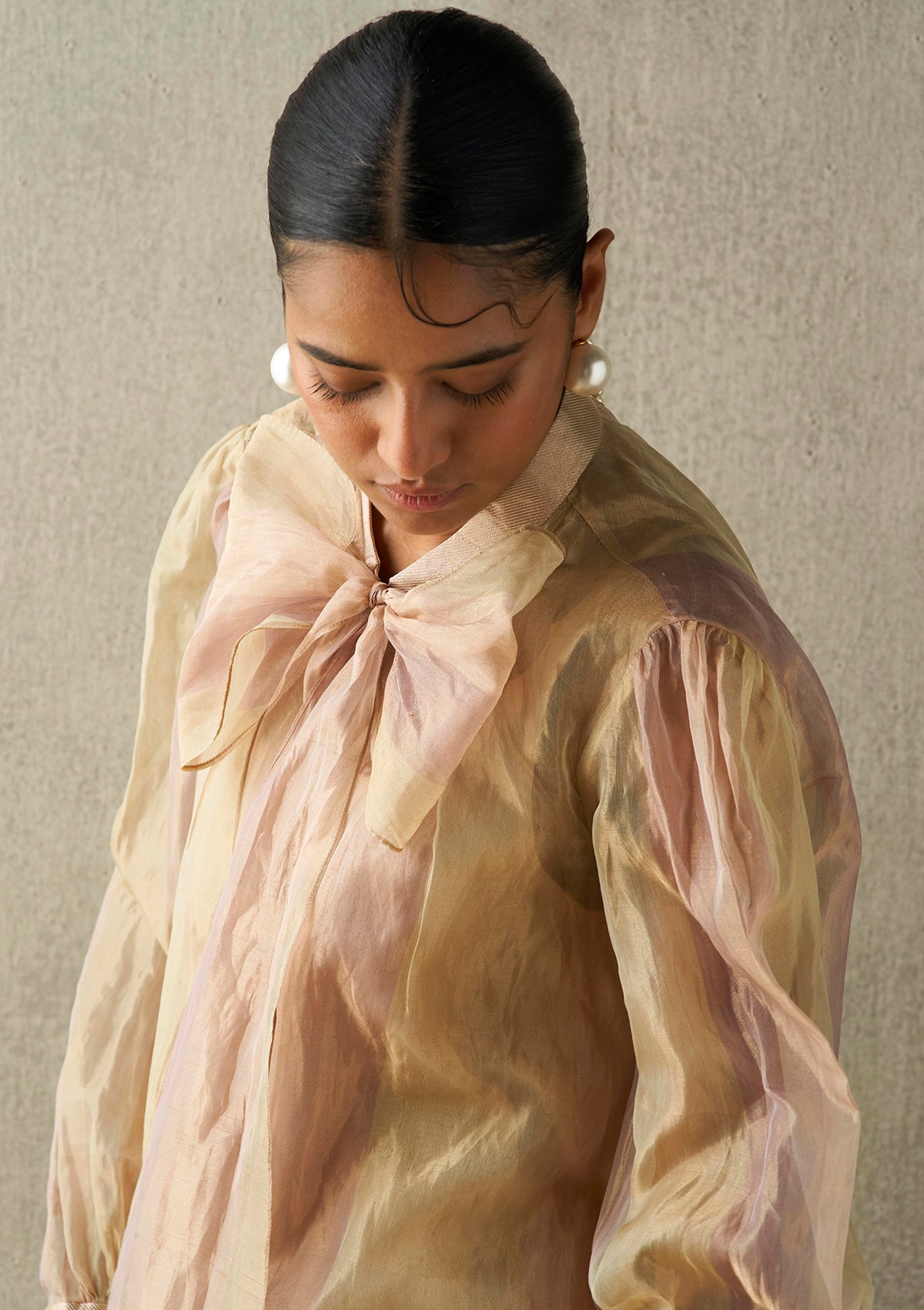 Sanyogita Pachranga Tissue Blouse