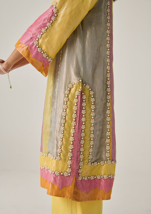 Rangeela Pachranga Tissue Kurta