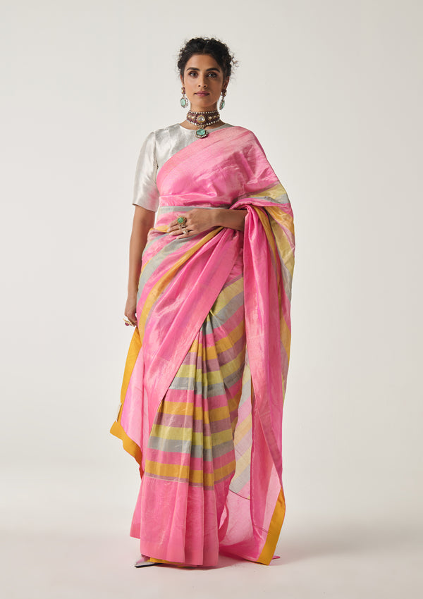 Rangeela Pachranga Tissue Saree