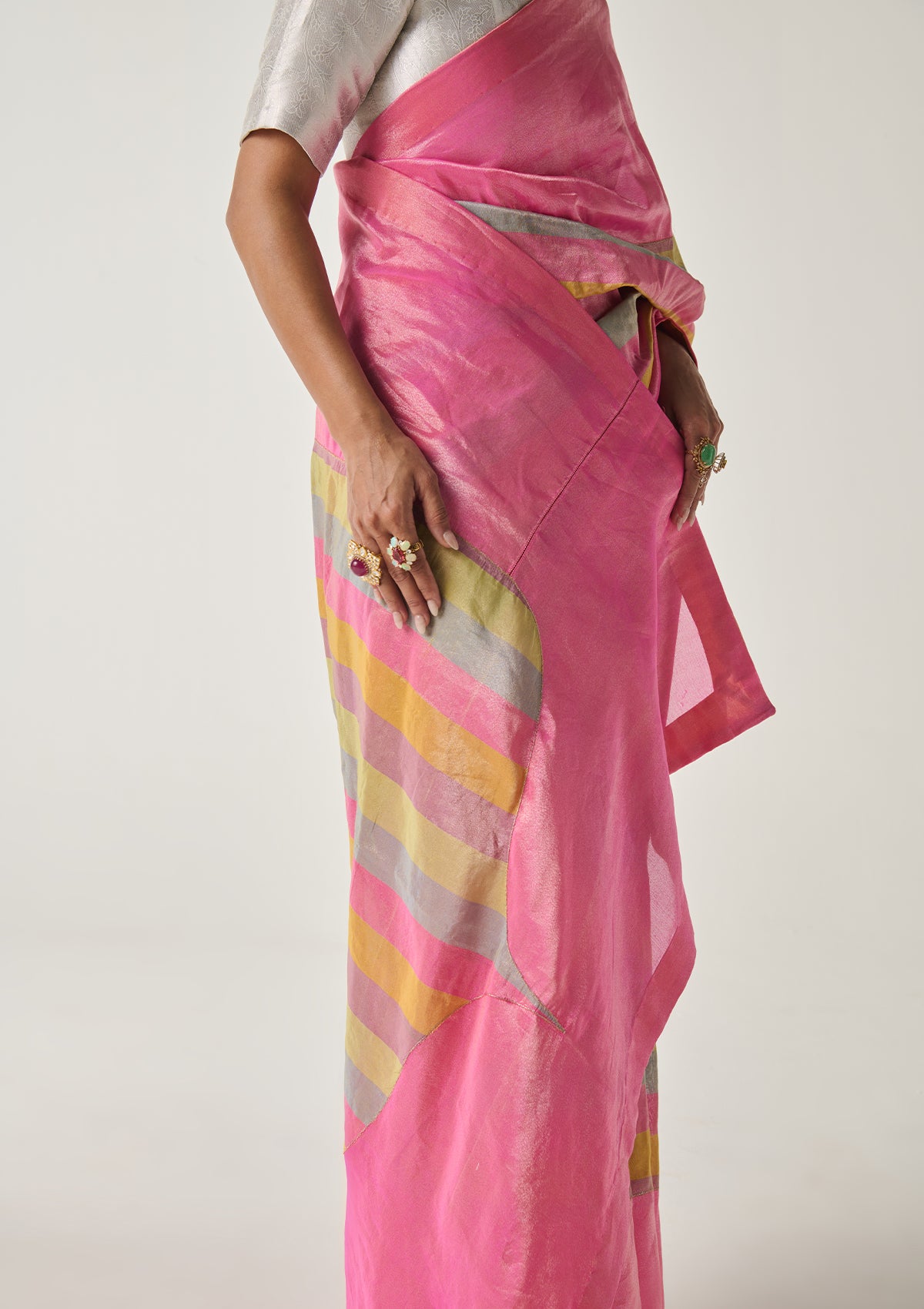 Rangeela Pachranga Tissue Saree