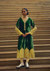 Panna Velvet Kurta Set