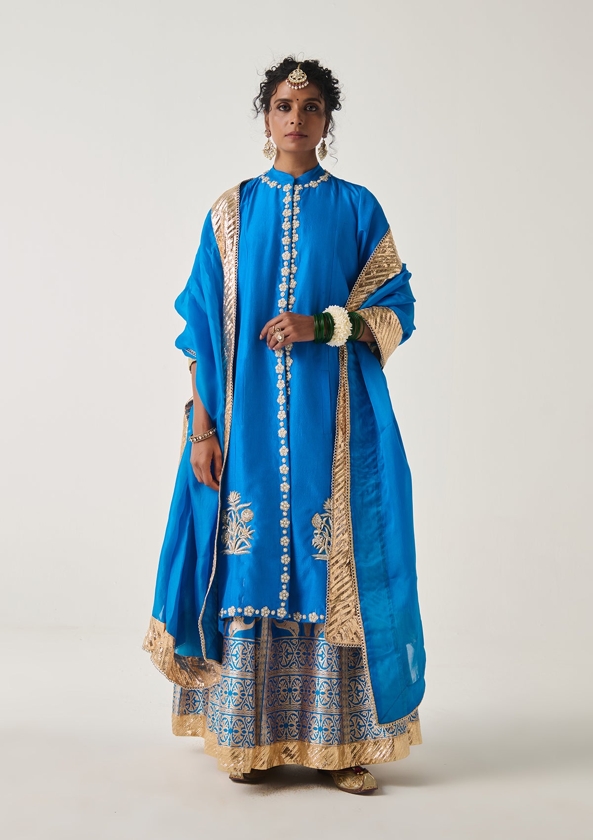 Rizwana Neelambari Silk Kurta