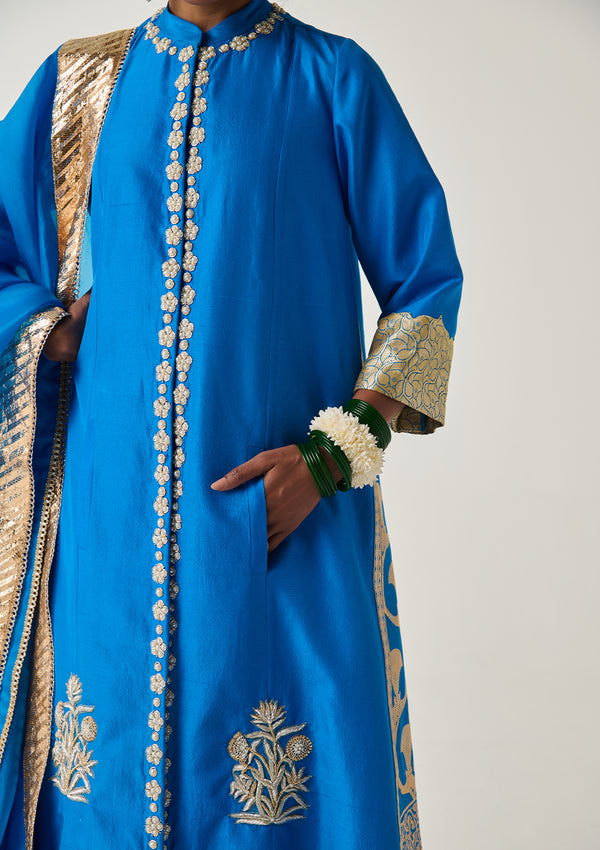 Rizwana Neelambari Silk Kurta