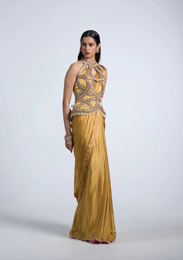 Meherjaan Corset with Saree
